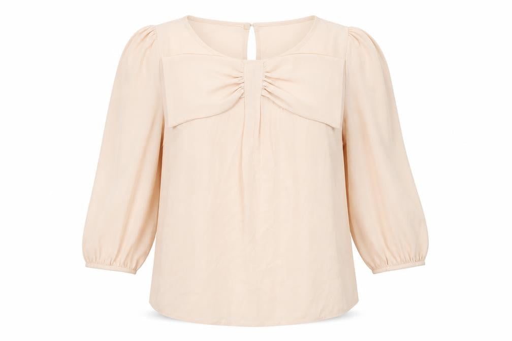 Dorothy Perkins Womens Pink Polyester Basic Blouse Size 12 Round Neck