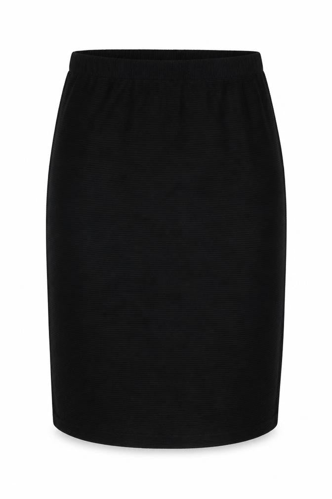Bonmarché Womens Black Polyester Straight & Pencil Skirt Size 14