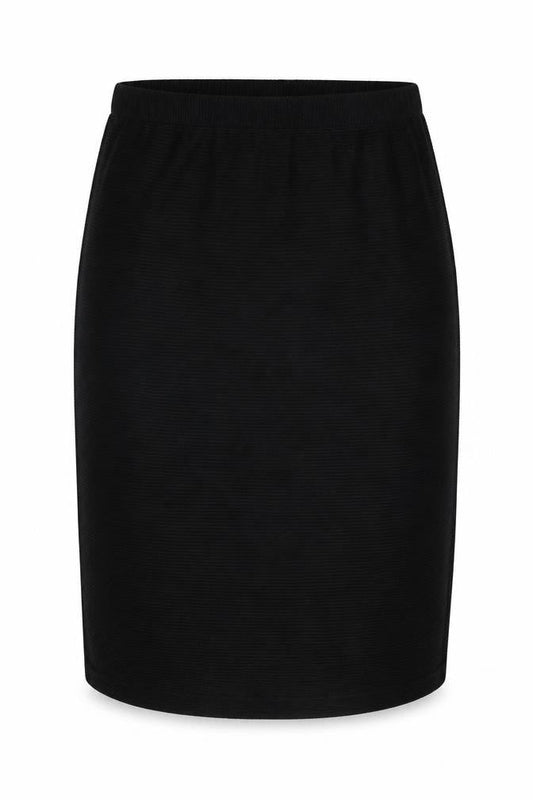 Bonmarché Womens Black Polyester Straight & Pencil Skirt Size 14