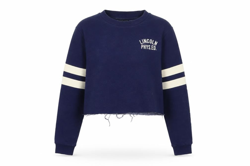Tophop Womens Blue Cotton Pullover Sweatshirt Size 10 Pullover