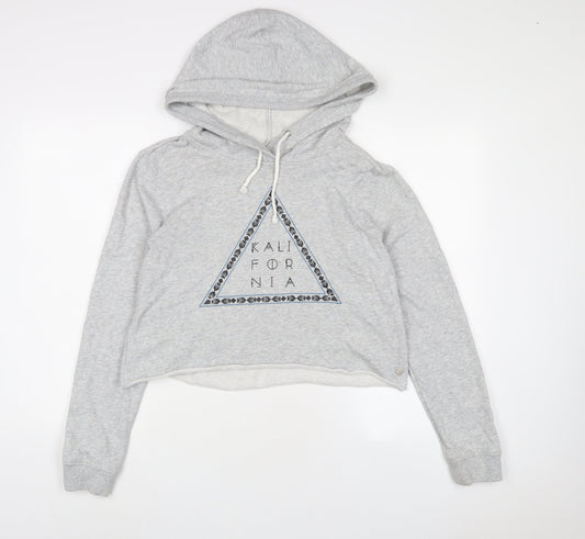 Kendall And Kylie Womens Gold Cotton Pullover Hoodie Size L Pullover