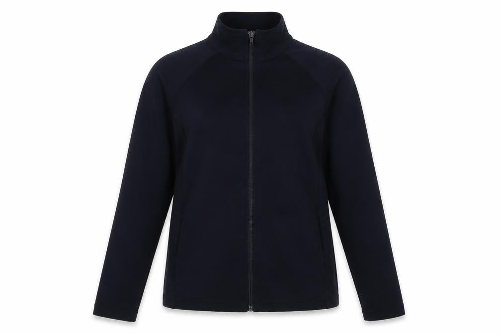 Marks & Spencer Womens Blue Cotton Full Zip Sweatshirt Size 10 Zip