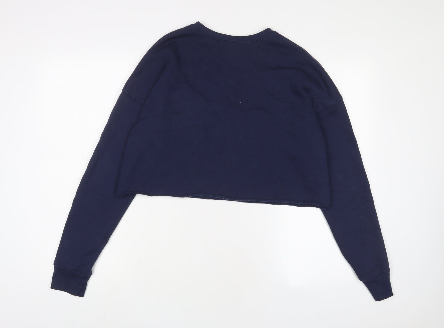 Bella + Canvas Womens Blue Cotton Pullover Sweatshirt Size M Pullover