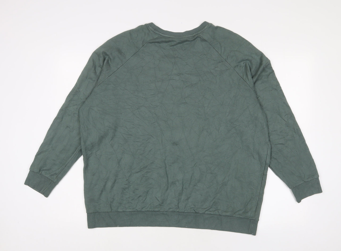 NEXT Womens Green Viscose Pullover Sweatshirt Size XL Pullover - Studded, Star