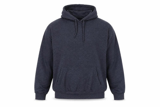 Bakaruda Mens Grey Cotton Pullover Hoodie Size M