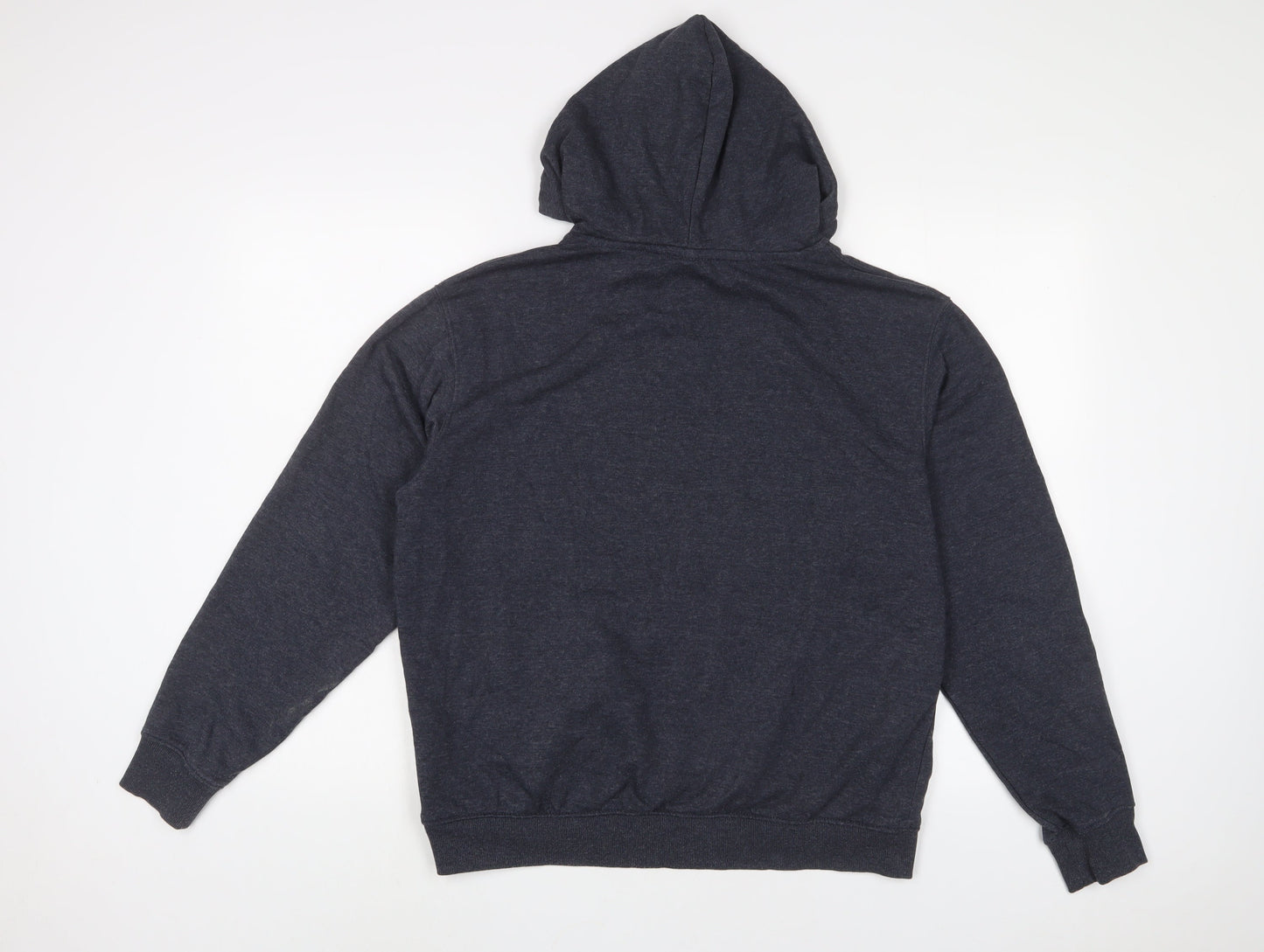 Bakaruda Mens Grey Cotton Pullover Hoodie Size M