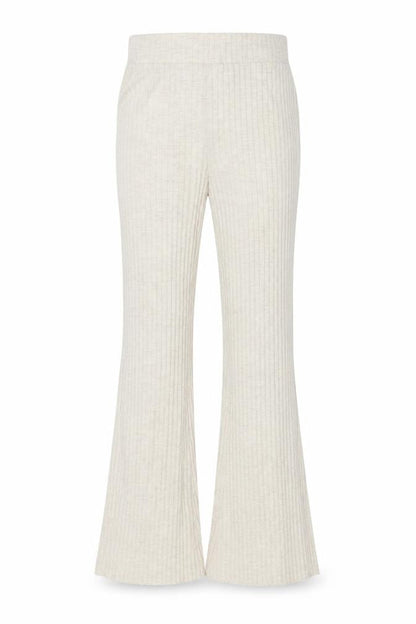 H&M Womens Beige Polyester Trousers Size S L31 in Regular