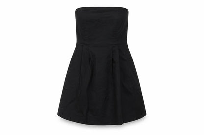 SOHO Womens Black Polyester A-Line Size 14 Square Neck Zip