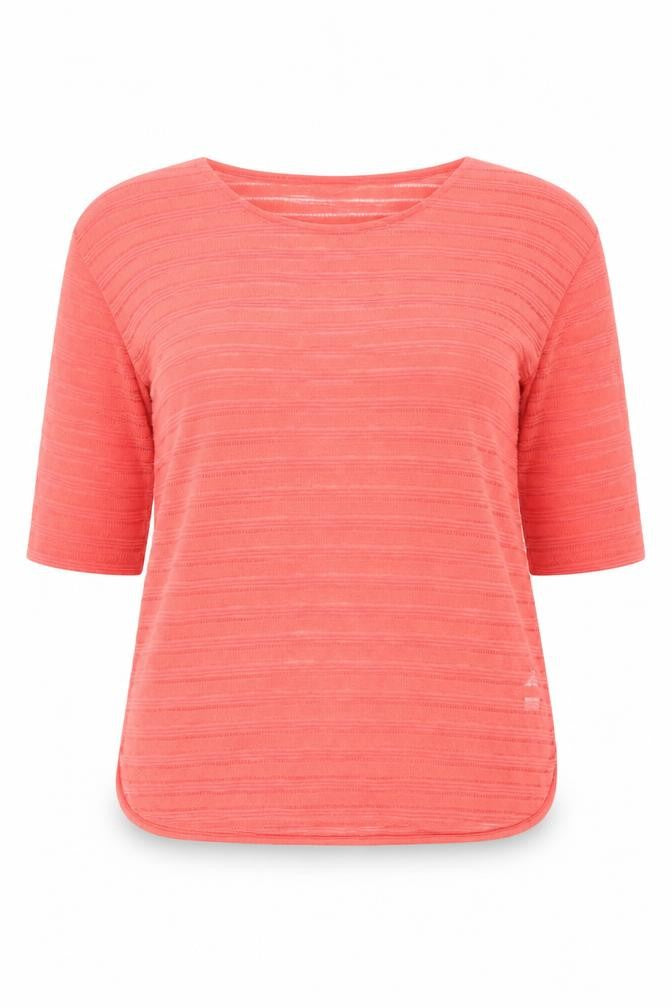 NEXT Womens Pink Polyester Basic Blouse Size 12 Round Neck