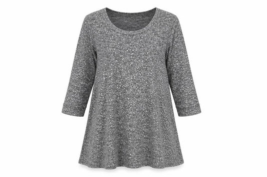 Wallis Womens Grey Polyester A-Line Size M Crew Neck Pullover