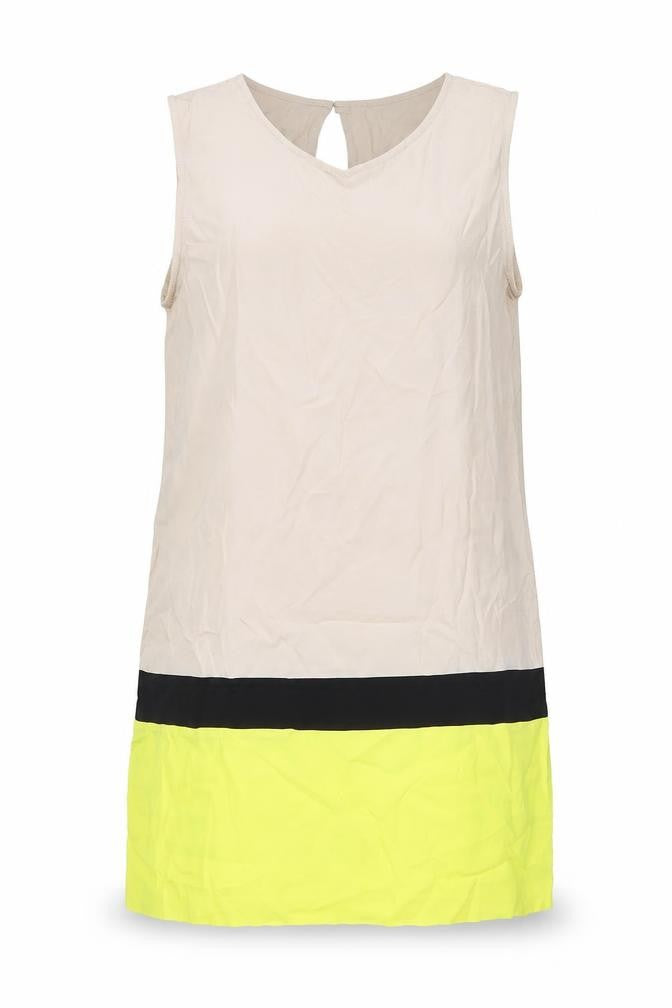 PINKO Womens Multicoloured Viscose A-Line Size 8 Scoop Neck Pullover