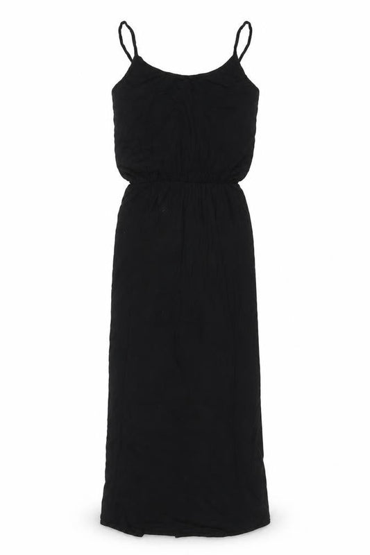 River Island Womens Black Viscose A-Line Size 8 Scoop Neck Pullover