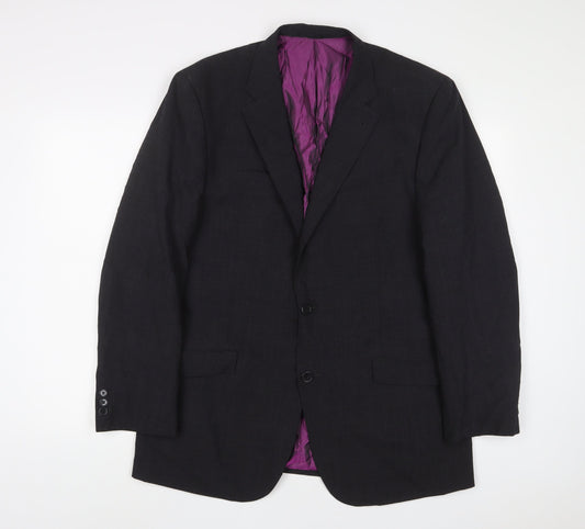 Skopes Mens Grey Wool Jacket Suit Jacket Size 44 Regular