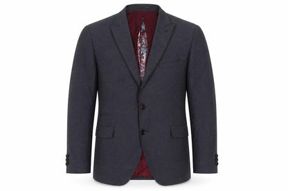 Benetti Mens Grey Wool Jacket Suit Jacket Size 40 Regular