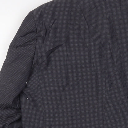 Benetti Mens Grey Wool Jacket Suit Jacket Size 40 Regular