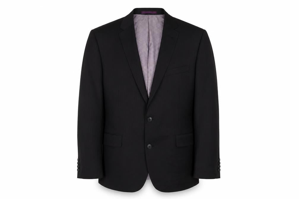 Taylor & Wright Mens Black Polyester Jacket Suit Jacket Size 44 Regular