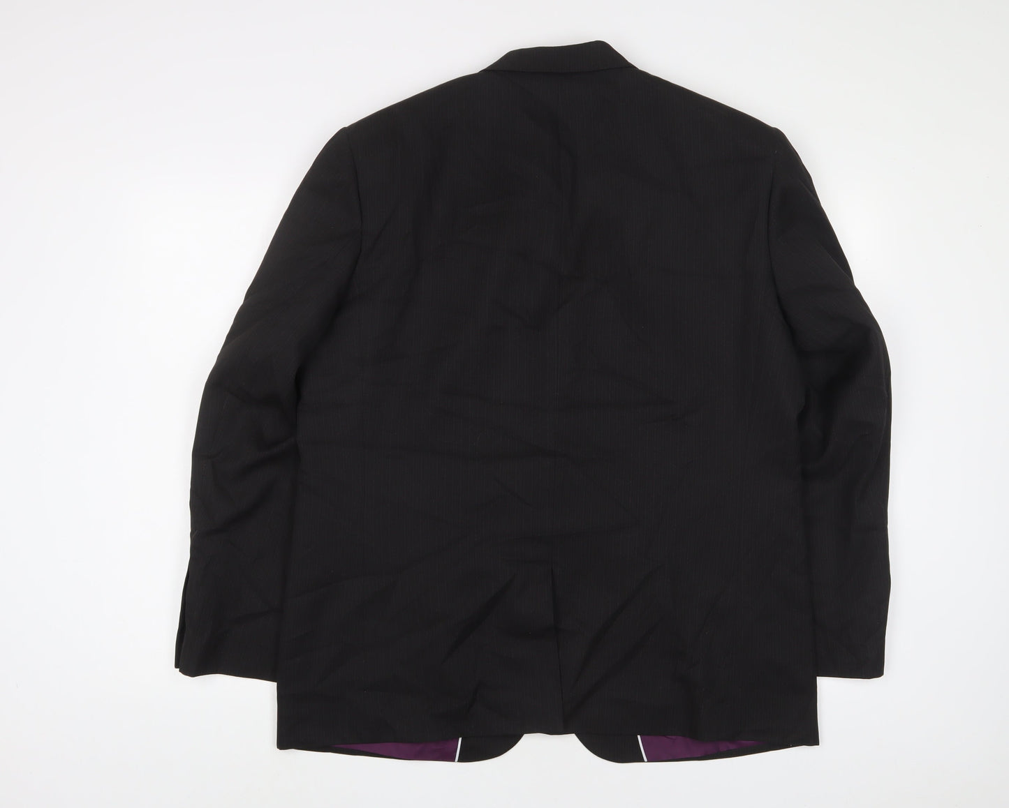 Taylor & Wright Mens Black Polyester Jacket Suit Jacket Size 44 Regular