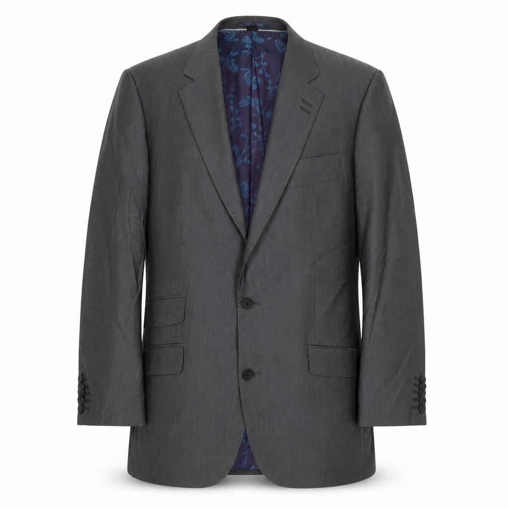 Jacamo Mens Grey Polyester Jacket Suit Jacket Size 40 Regular