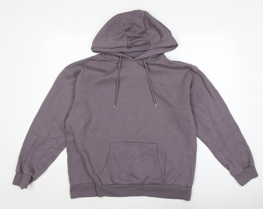 Jeff & Co Womens Multicoloured Cotton Pullover Hoodie Size 12 Drawstring