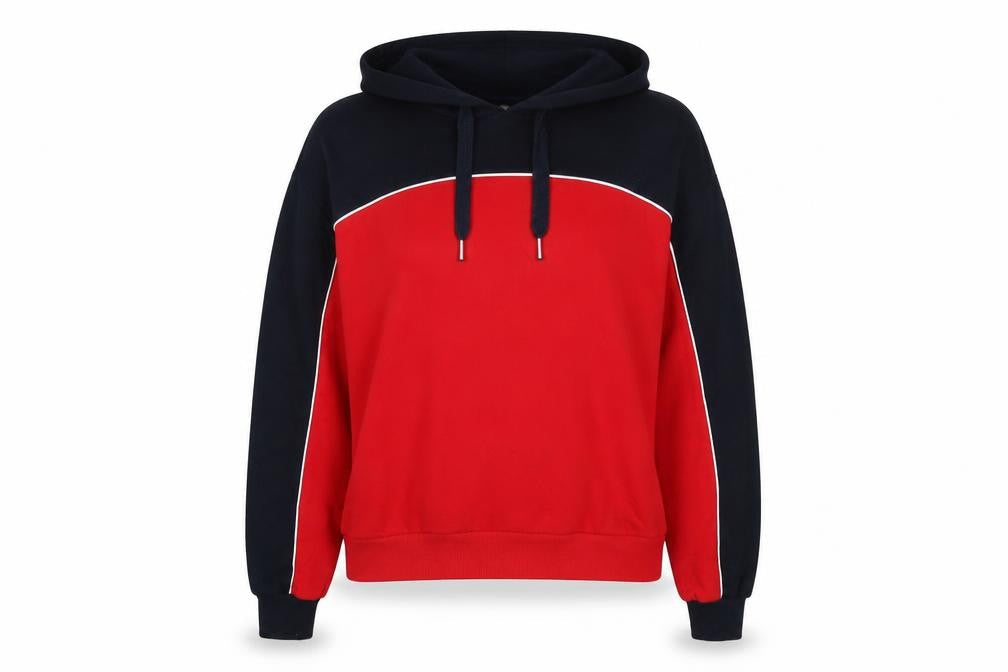 Divided Womens Black Cotton Pullover Hoodie Size M Drawstring