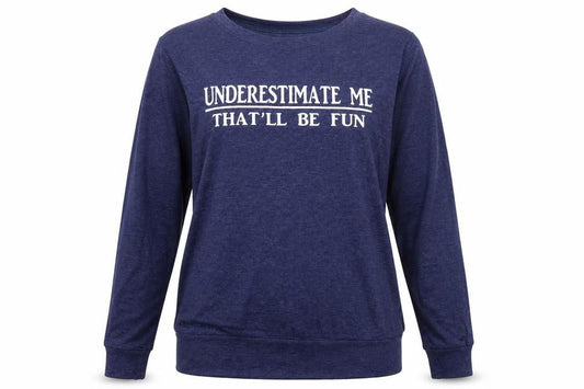Catluck Womens Blue Cotton Jersey T-Shirt Size M Crew Neck