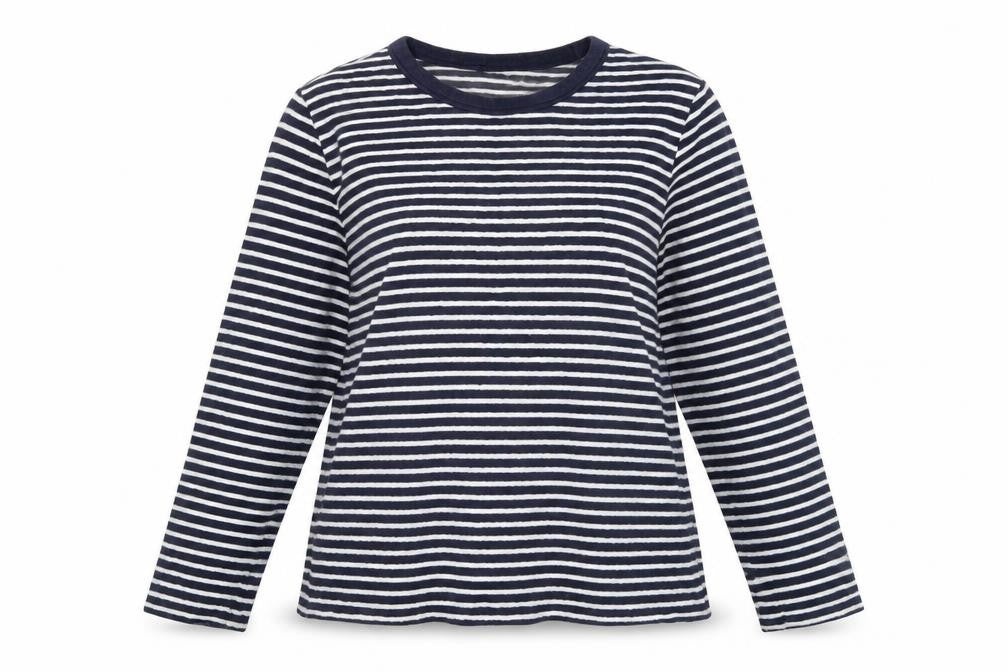 Marks & Spencer Womens Blue Cowl Neck Cotton Henley Jumper Size 14