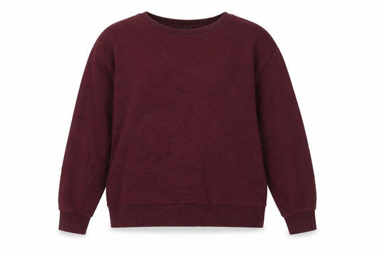 Marks and Spencer Womens Red Cotton Pullover Sweatshirt Size L