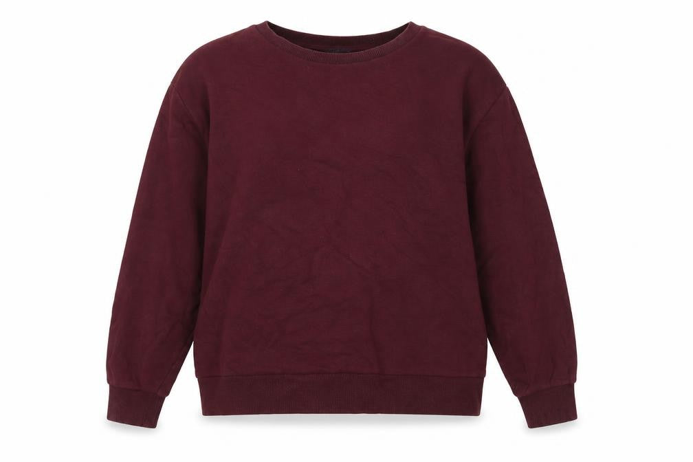 Marks & Spencer Womens Red Cotton Pullover Sweatshirt Size L