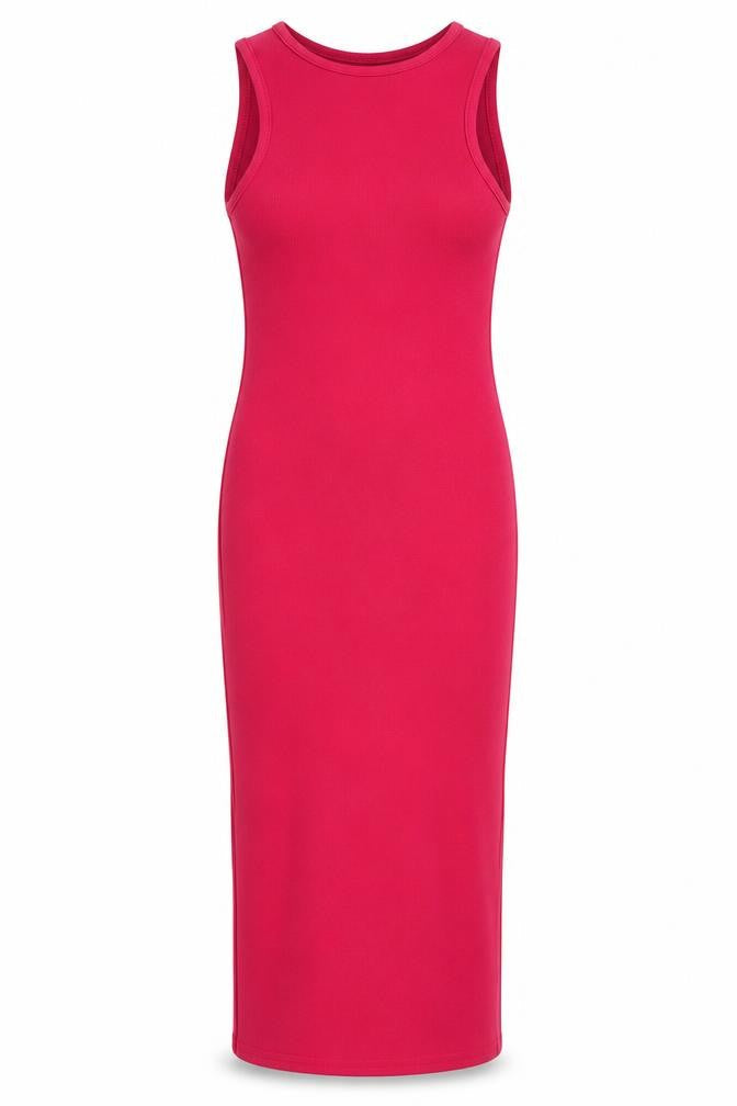 I SAW IT FIRST Womens Pink Polyester Bodycon Size 6 Round Neck Pullover