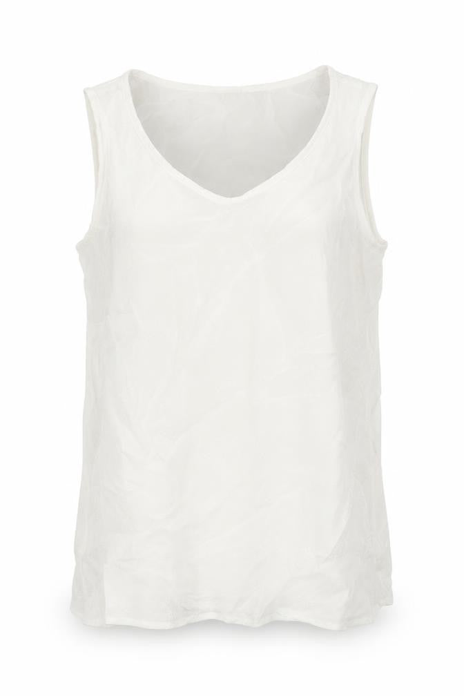 Marks & Spencer Womens White Viscose Basic Blouse Size 10 Round Neck