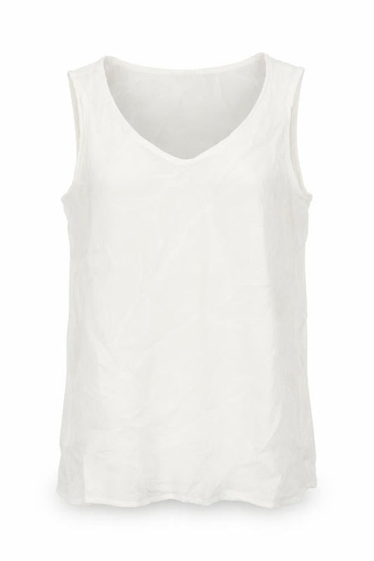 Marks & Spencer Womens White Viscose Basic Blouse Size 10 Round Neck