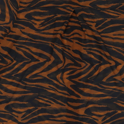Next Womens Brown Animal Print Polyester Basic Button-Up Size 12 Round Neck - Beach Cover-Up