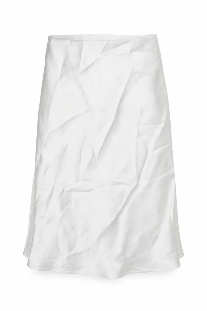 Zara Womens White Polyester Basic Tank Size S Cowl Neck