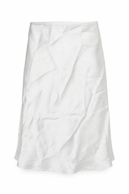 Zara Womens White Polyester Basic Tank Size S Cowl Neck