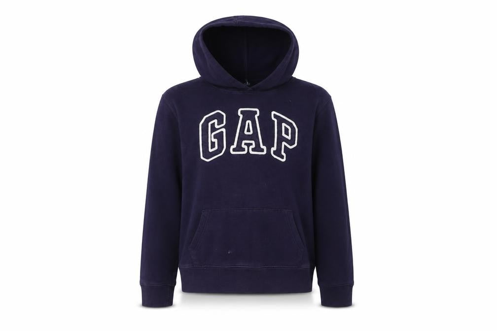 Gap Womens Blue Cotton Pullover Hoodie Size XS