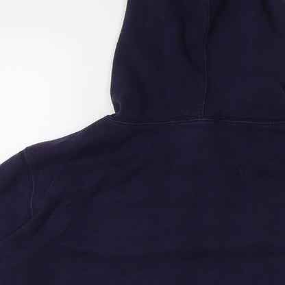 Gap Womens Blue Cotton Pullover Hoodie Size XS
