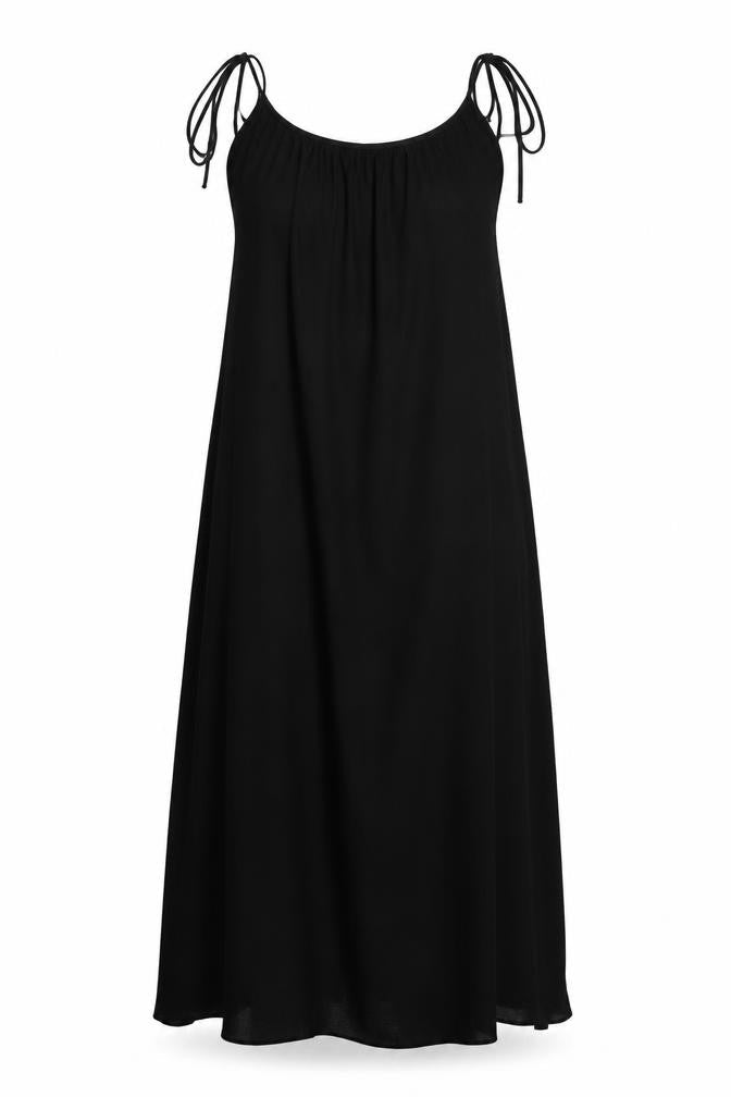 ASOS Womens Black Houndstooth Polyester Maxi Size 12 Boat Neck