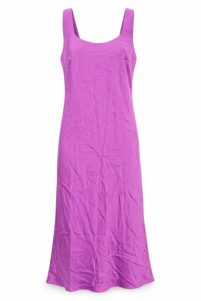 ASOS Womens Purple Polyester Maxi Size 12 Scoop Neck