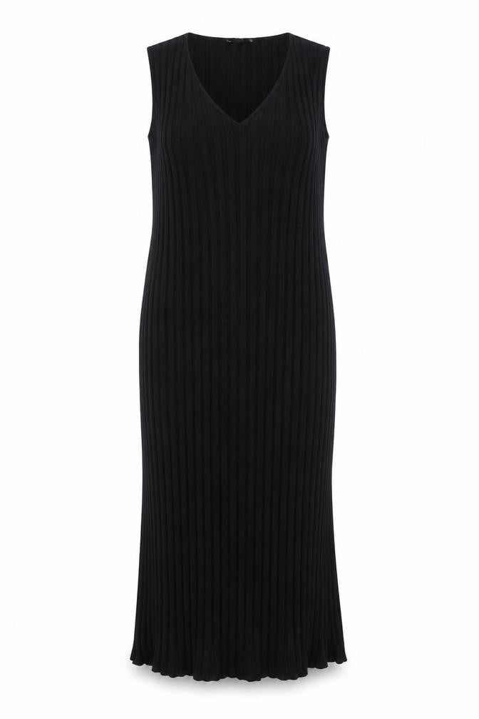 Marks & Spencer Womens Black Polyester Maxi Size 22 Sweetheart