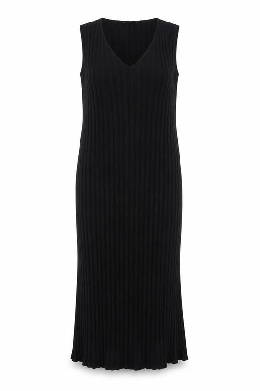 Marks & Spencer Womens Black Polyester Maxi Size 22 Sweetheart