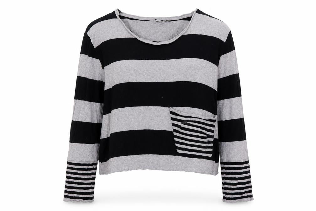 NEXT Womens Multicoloured Boat Neck Striped 100% Cotton Pullover Jumper Size 12