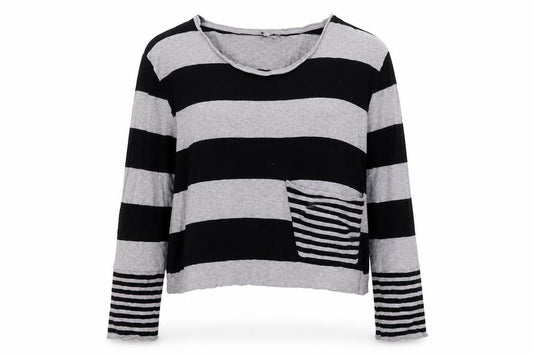 Next Womens Multicoloured Boat Neck Striped 100% Cotton Pullover Jumper Size 12