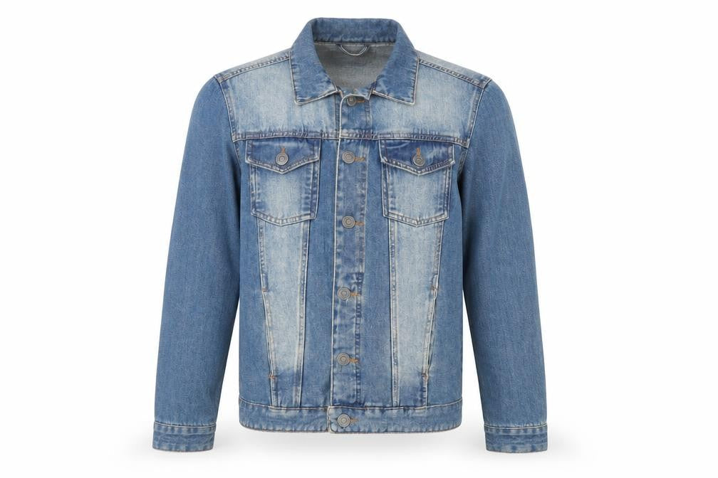 Brave Soul Mens Blue Jacket Size L Button