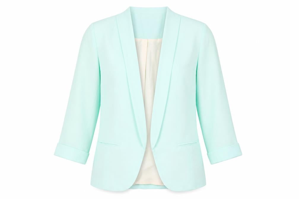 New Look Womens Green Jacket Blazer Size 8 - Open