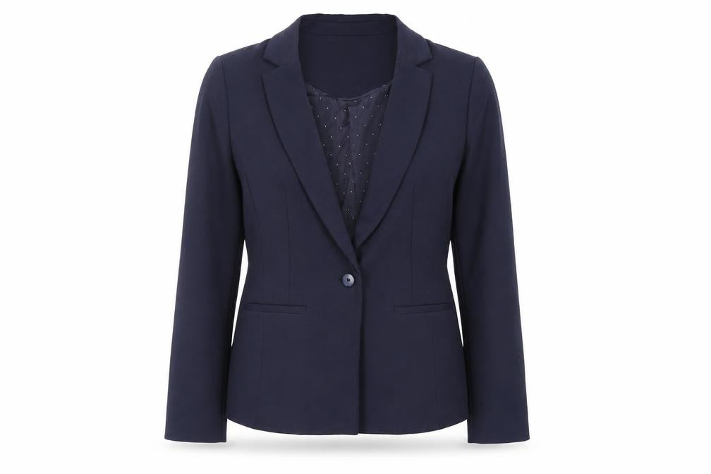 Dorothy Perkins Womens Blue Jacket Blazer Size 12 Button