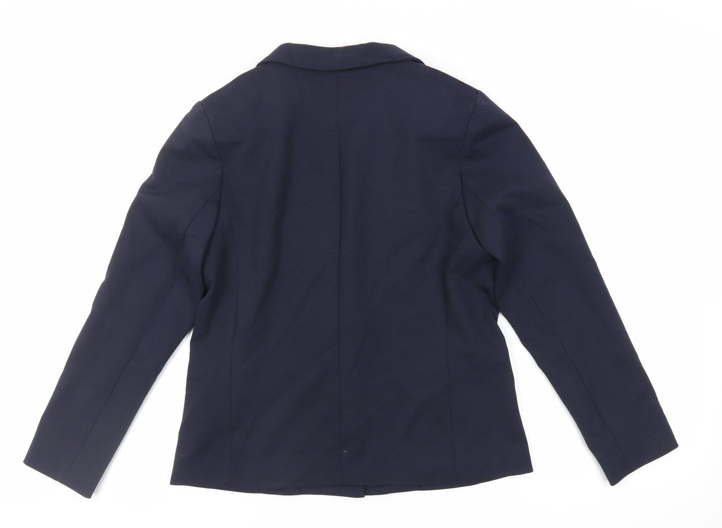 Dorothy Perkins Womens Blue Jacket Blazer Size 12 Button