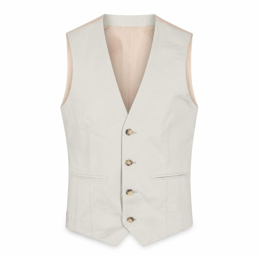 ASOS Mens Green Polyester Jacket Suit Waistcoat Size 34 Regular