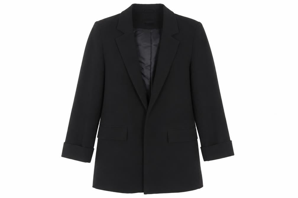 New Look Womens Black Jacket Blazer Size 8 - Open