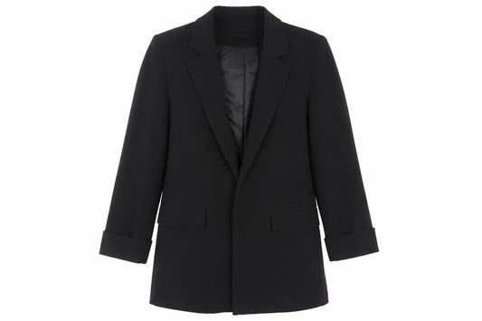 New Look Womens Black Jacket Blazer Size 8 - Open