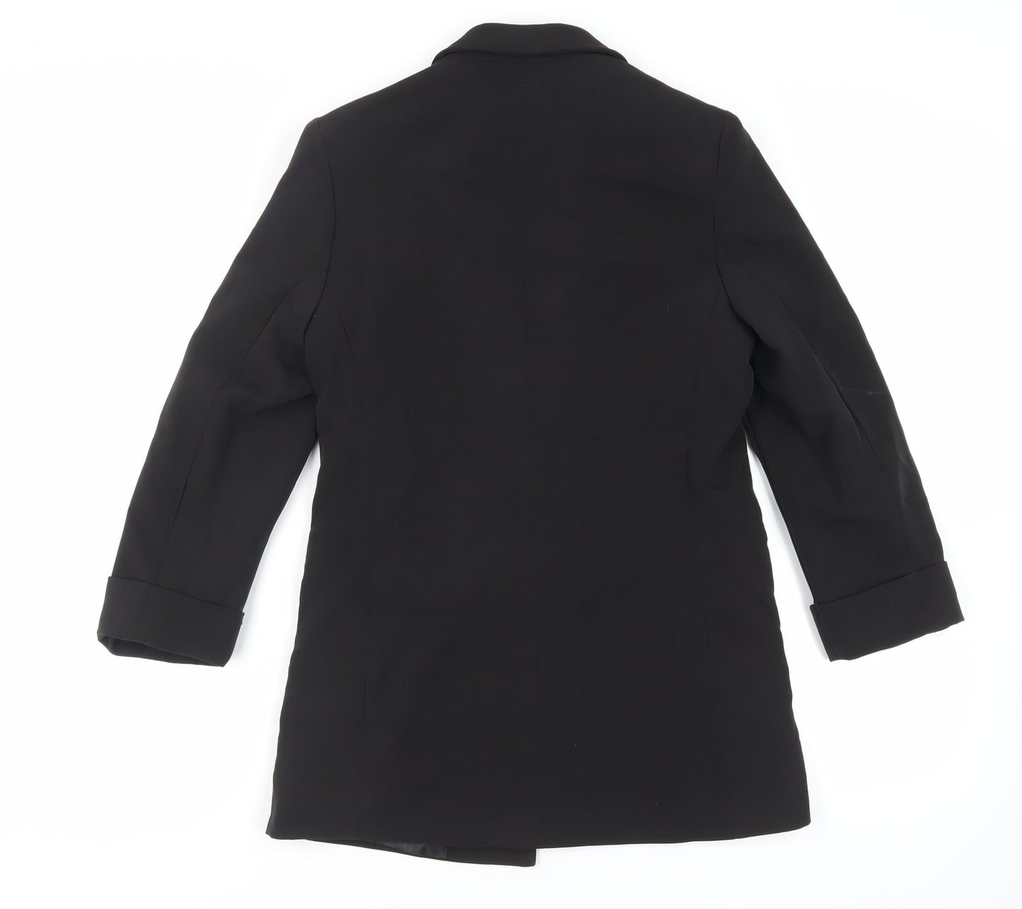 New Look Womens Black Jacket Blazer Size 8 - Open